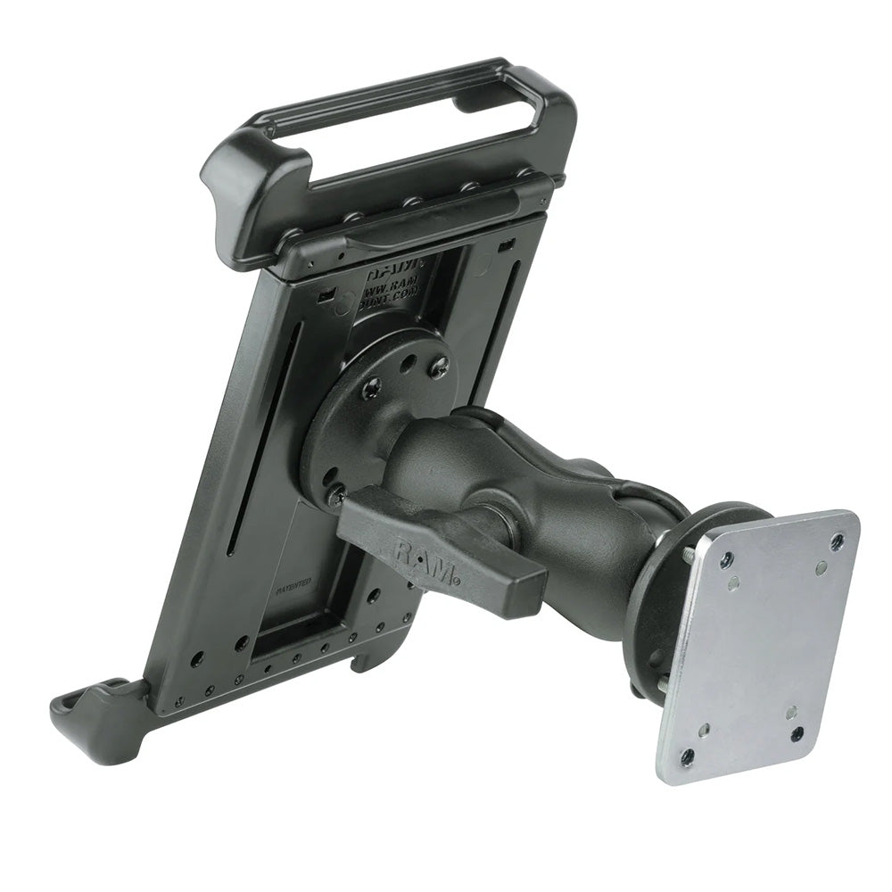 RAM® C Size Double 1.5 Ball Mount with Two Round Plates - Ram
