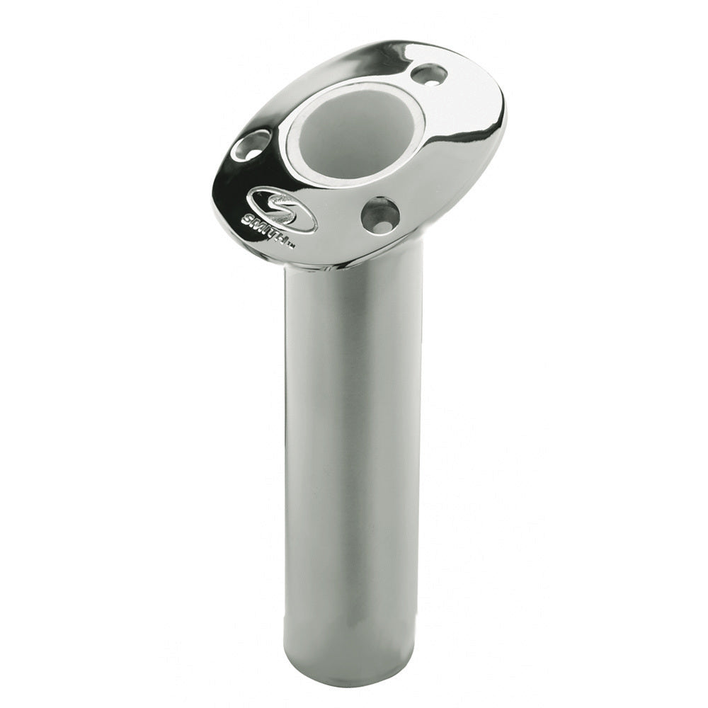 Lee'S 0 Degree Stainless Steel Swivel Base Flush Mount Rod Holder 2.25 Od  X 10.5 Tube