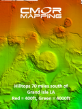 EAST GULF OF MEXICO V3 3D RELIEF SHADING CMOR CARD