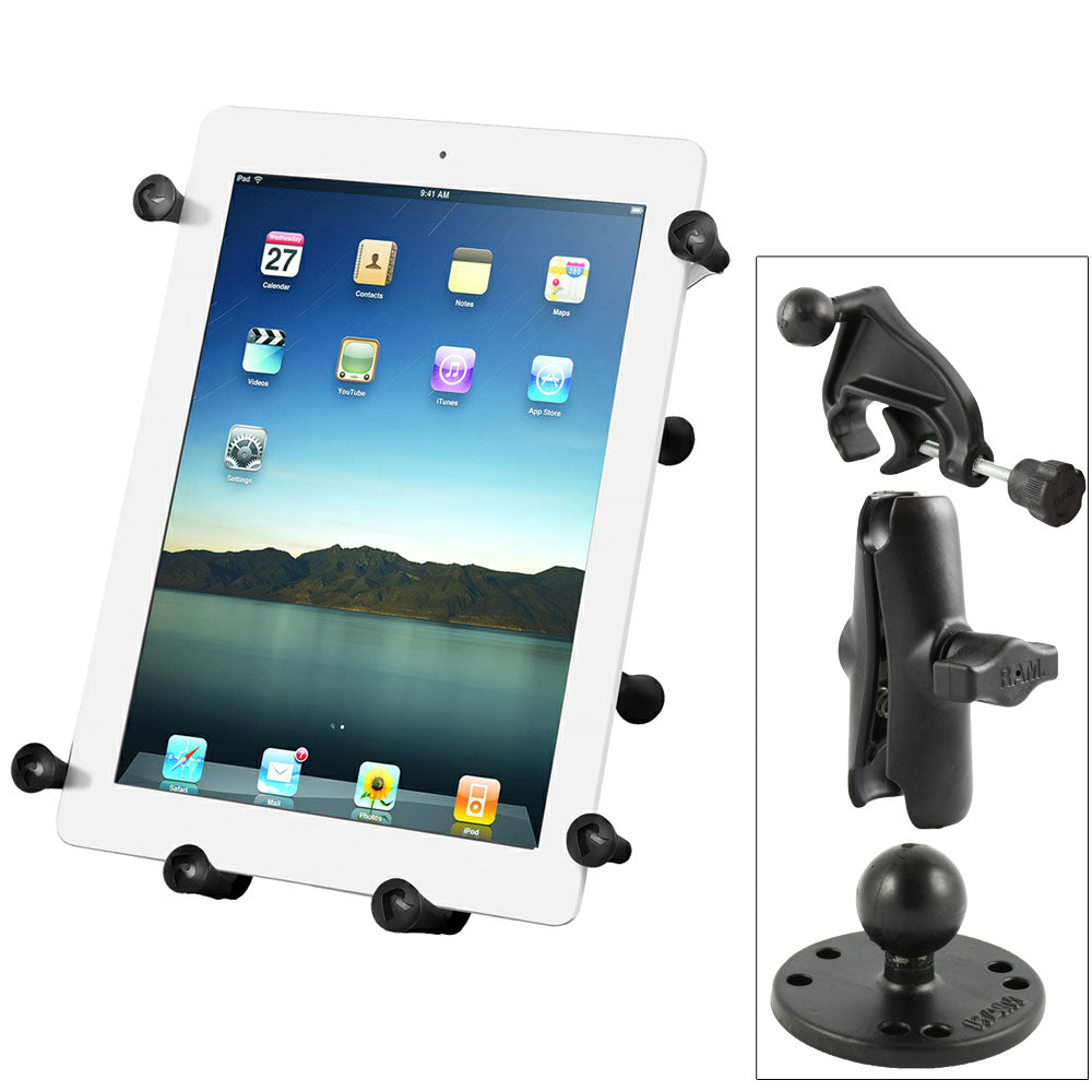 RAM® X-Grip® Universal Holder for 7-8 Tablets with Ball - B Size