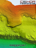 BAHAMAS 3D RELIEF SHADING CMOR CARD