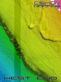 BAHAMAS 3D RELIEF SHADING CMOR CARD