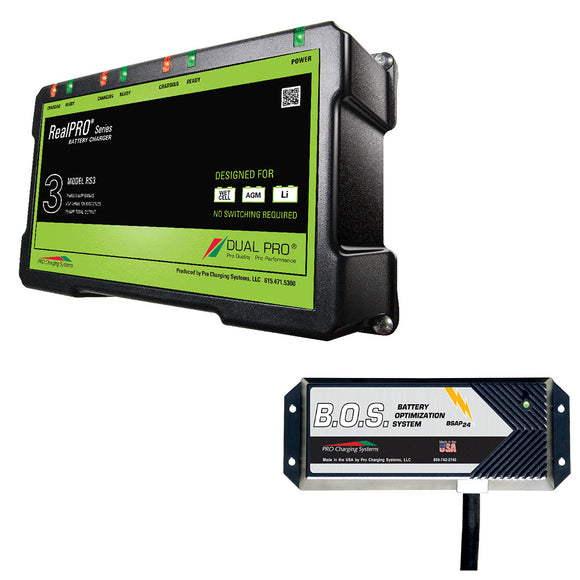 Dual Pro Recreational Series Battery Charger - 12V To 36V, 6-Amp Bank