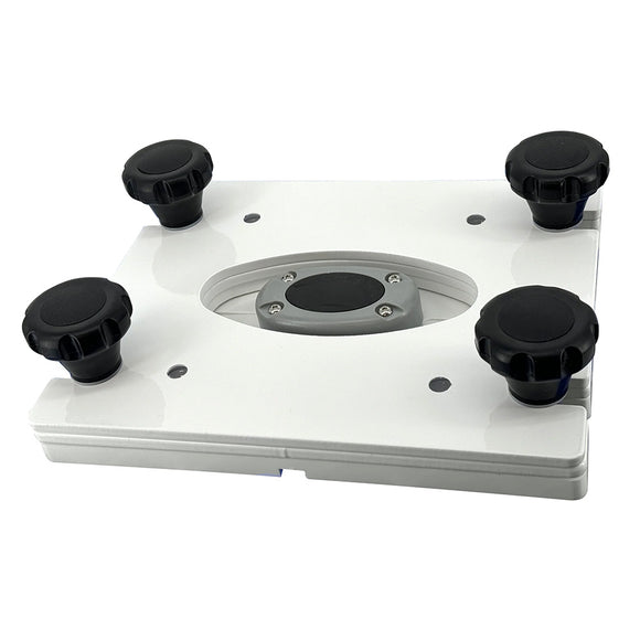 Seaview Removable Base f/Pedestal Mounts w/7x7 Base Plate - White [PMRB7]