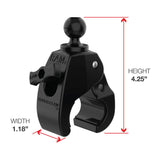 RAM Mount RAM X-Grip Large Phone Mount w/Tough-Claw Medium Clamp Base - Long [RAM-B-404-C-UN10U]