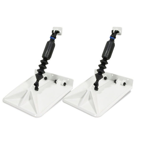 Lectrotab Smart Tabs SX 9.5 x 10 f/15-18 Boat w/60 - 135HP - White [SXW9510-60]