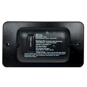 Safe-T-Alert 80 Series Black Propane Gas Alarm - 12V [80-441-BL-TR]