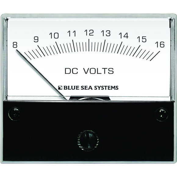 Voltímetro analógico de CC Blue Sea 8003 - Cara de 2-3/4