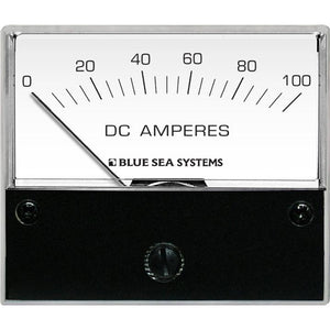 Amperímetro analógico de CC Blue Sea 8017 - Cara de 2-3/4", 0-100 amperios de CC [8017]