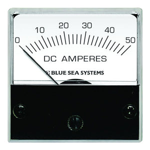 Blue Sea 8041 DC Microamperímetro analógico - Cara de 2", 0-50 amperios DC [8041]