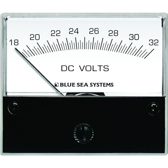 Voltímetro analógico Blue Sea 8240 DC - Cara de 2-3/4