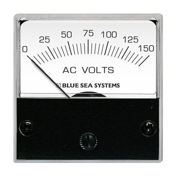 Blue Sea 8244 AC Microvoltímetro analógico - Cara de 2