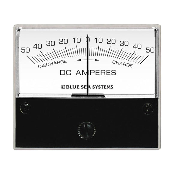 Blue Sea 8252 DC Zero Center Analog Ammeter - 2-3/4