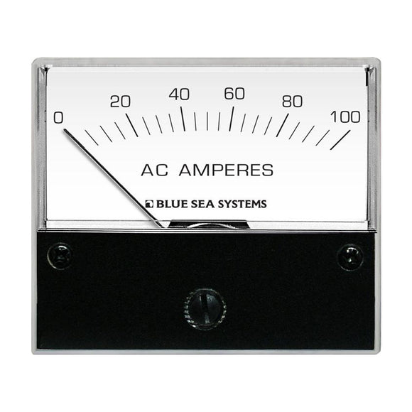 Amperímetro analógico de CA Blue Sea 8258 - Cara de 2-3/4