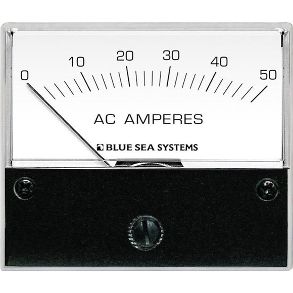 Amperímetro analógico Blue Sea 9630 AC 0-50 amperios AC [9630]