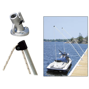 Dock Edge Economy Mooring Whips 8ft 2000 LBS up to 18ft [3100-F]