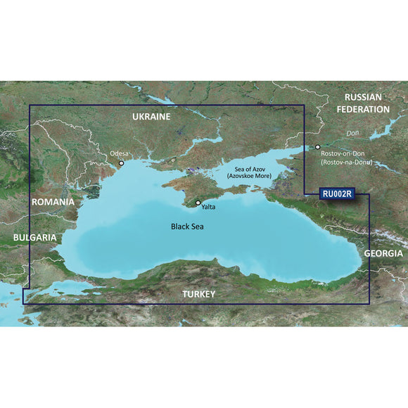 Garmin BlueChart g3 HD - HXRU002R - Mar Negro Mar de Azov - microSD/SD [010-C1064-20]