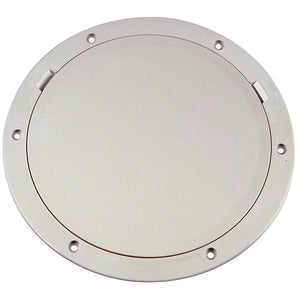 Beckson 8" Smooth Center Pry-Out Deck Plate - Blanco [DP81-W]