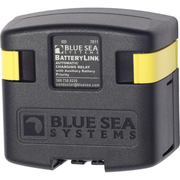 Blue Sea 7611 DC BatteryLink Relé de carga automática - 120 Amp con carga de batería auxiliar [7611]