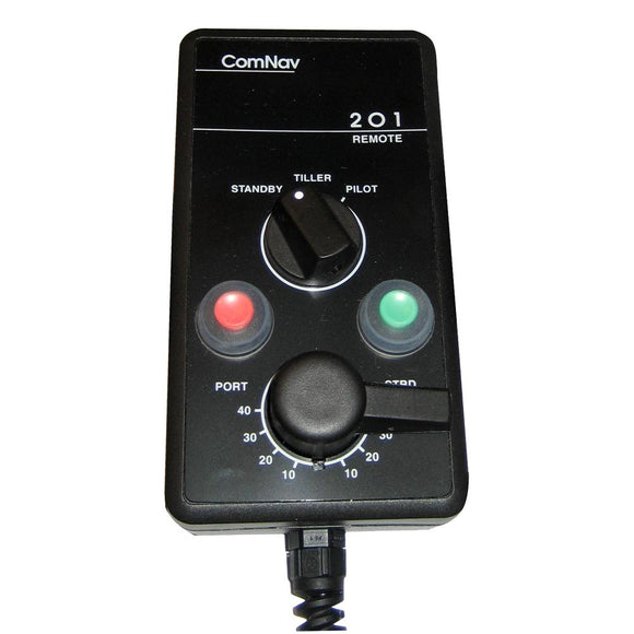 Control remoto ComNav 201 con cable de 40 pies para pilotos automáticos 1001, 1101, 1201, 2001 y 5001 [20310013]