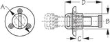 GARBOARD DRAIN PLUG 2" RND SS