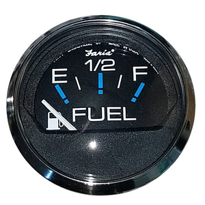 Medidor de nivel de combustible Faria Chesapeake Black 2" (E-1/2-F) [13701]