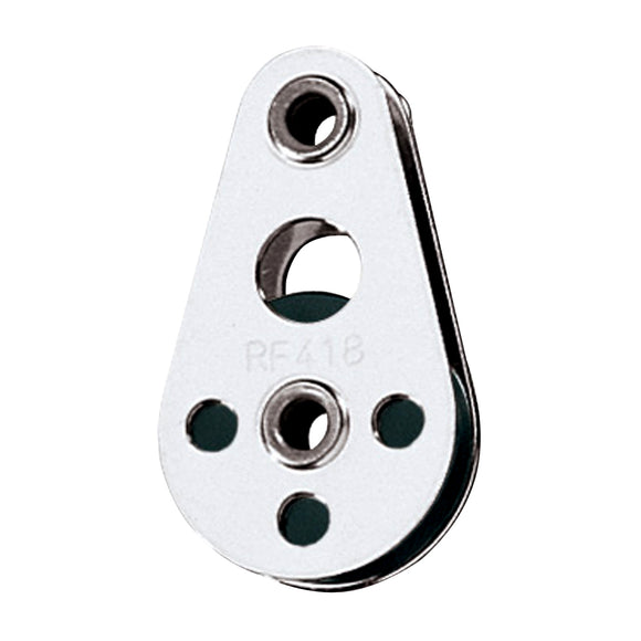 Ronstan Wire Block - Tubular Rivet Head w/Nylatron Sheave - 25mm (1