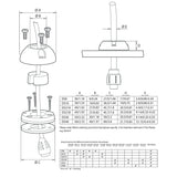 Scanstrut DS6-P Vertical Cable Seal [DS6-P]