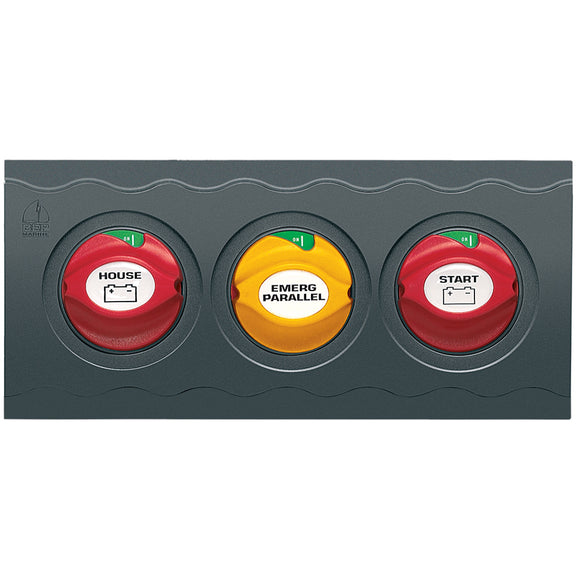BEP Contour Connect 3 Battery Switch Panel w/3 Disconnects [CC-810]