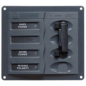 BEP AC Circuit Breaker Panel without Meters, Double Pole Change Over Panel [900-ACCH-110V]