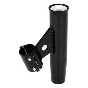 Lee's Clamp-On Rod Holder - Aluminio negro - Montaje vertical - Se adapta a tuberías de 1.660 OD [RA5003BK]