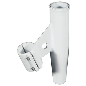 Lee's Clamp-On Rod Holder - Aluminio blanco - Montaje vertical - Se adapta a tubería de 1.900" OD [RA5004WH]