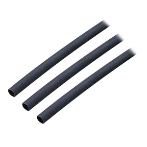 Ancor Adhesive Lined Heat Shrink Tubing (ALT) - 3/16" x 3" - 3-Pack - Black [302103]