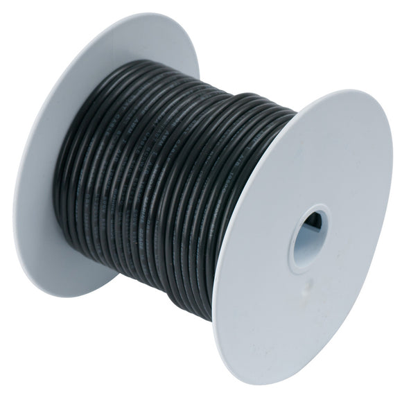 Ancor Black 18 AWG Tinned Copper WIre - 35' [180003]