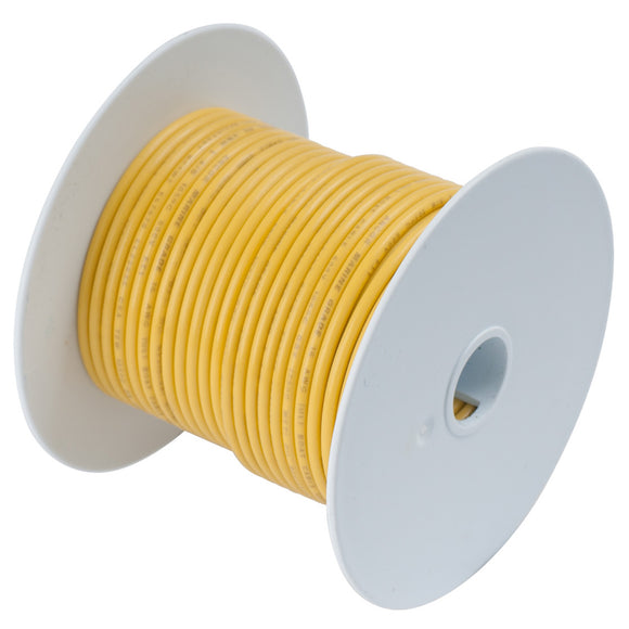 Ancor Yellow 18 AWG Tinned Copper Wire - 100' [101010]