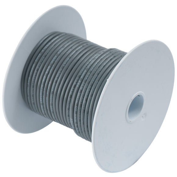 Ancor Grey 16 AWG Tinned Copper Wire - 25' [182403]