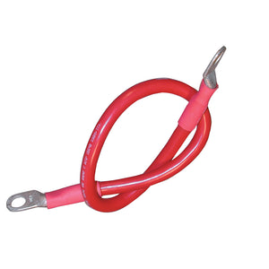 Conjunto de cable de batería Ancor, cable de 4 AWG (21 mm), perno de 3/8" (9,5 mm), rojo - 18" (45,7 cm) [189131]