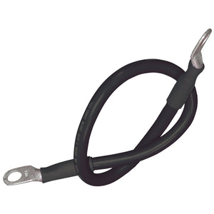 Conjunto de cable de batería Ancor, cable de 2 AWG (34 mm), perno de 5/16" (7,93 mm), negro - 18" (45,7 cm) [189140]