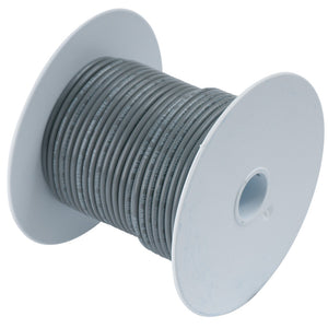 Ancor Grey 14 AWG Tinned Copper Wire - 100' [104410]