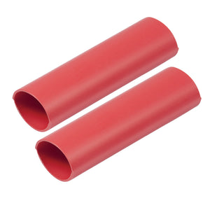 Tubo termorretráctil Ancor de pared gruesa - 1" x 12" - Paquete de 2 - Rojo [327624]