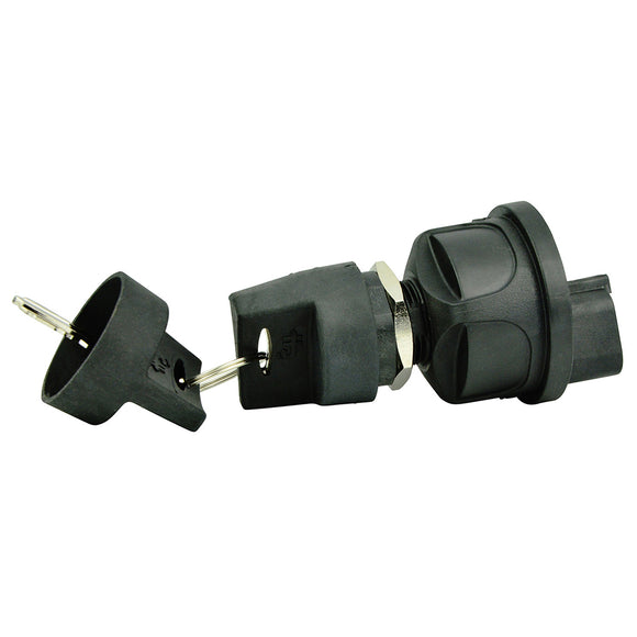 Interruptor de encendido de nailon sellado de 3 posiciones BEP - APAGADO/Accesorio de encendido/Arranque de encendido [1001604]
