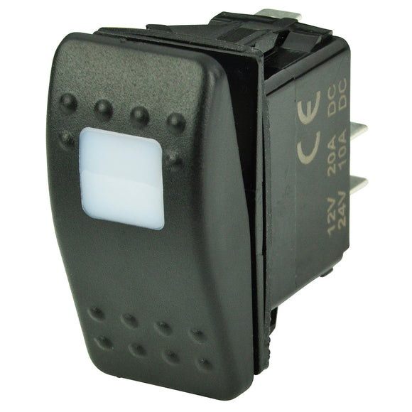 Interruptor BEP SPST Contura - 1 LED ámbar - APAGADO/ENCENDIDO [1001801]