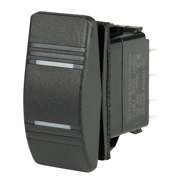 Interruptor BEP DPDT Contura - 2 LED ámbar - ENCENDIDO/APAGADO/ENCENDIDO [1001808]