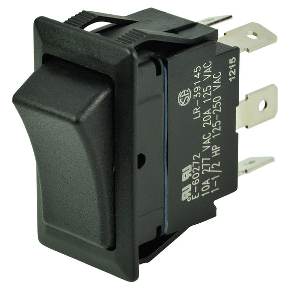 Interruptor basculante BEP DPDT - 12V/24V - ENCENDIDO/APAGADO/ENCENDIDO [1001712]