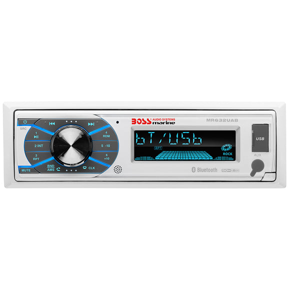 Boss Audio MR632UAB Reproductor multimedia DIN único USB/SD/MP3/WMA/AM/FM con Bluetooth [MR632UAB]