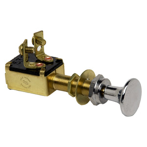 Cole Hersee Push Pull Switch SPST Off-On 2 Tornillo [M-628-BP]