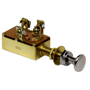 Cole Hersee Push Pull Switch SPDT Off-On1-On2 4 Tornillo [M-532-BP]