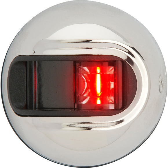 Luz de navegación de montaje en superficie vertical Attwood LightArmor - Puerto (rojo) - Acero inoxidable - 2NM [NV3012SSR-7]