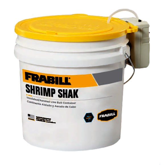 Frabill Shrimp Shak Bait Holder - 4.25 galones con aireador [14261]