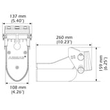 Airmar TM185C-HW Transductor de 14 pines CHIRP de haz ancho de haz ancho de alta frecuencia para Humminbird [TM185C-HW-14HB]